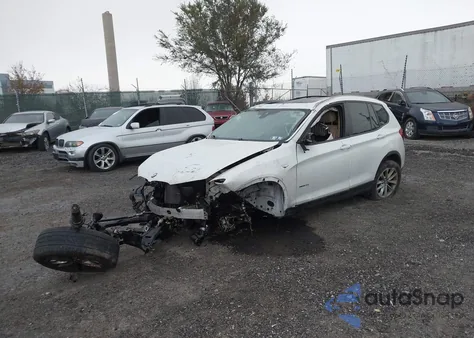 2017 BMW X3 xDrive28I from USA, damaged, VIN 5UXWX9C3XH0T24213